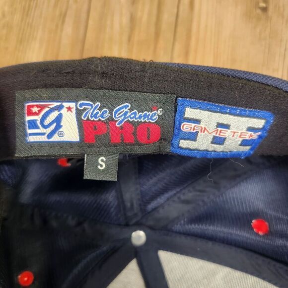 Washington Nationals New Balance The Game Pro Sz S Hat Cap Blue Red MLB Baseball - Picture 10 of 13